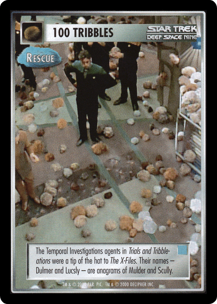 100 Tribbles - Rescue (Blue)
